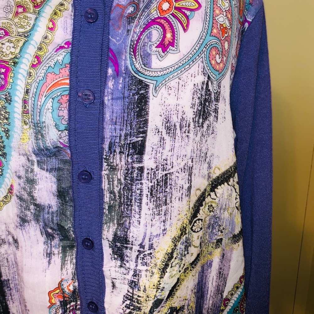 INC Multicolor Cardigan - Picture 4 of 7